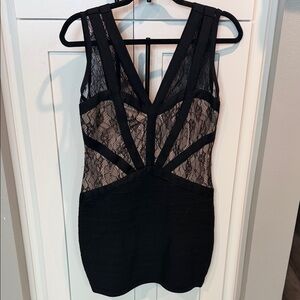 Lace Bodycon Bandage Dress